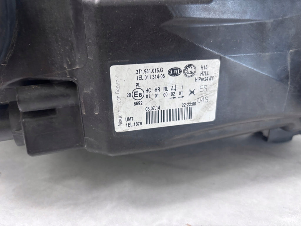 Frontscheinwerfer Skoda Superb II 3T1941015G Links Scheinwerfer Headlight SCH5149654275ki
