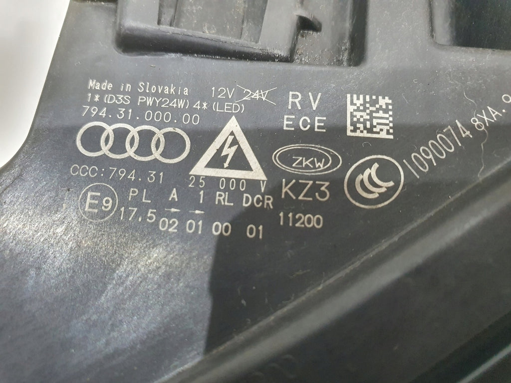 Frontscheinwerfer Audi A1 8XA941005 7943100000 LED Ein Stück (Rechts oder Links)