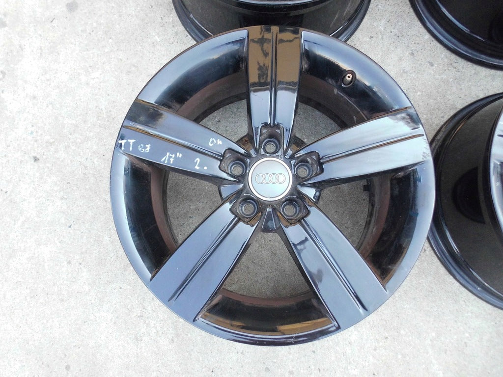 4x Alufelge 17 Zoll 8.0" 5x112 47ET Glanz 8J0601025C Audi A4 B7 Rim Wheel FEL4623063674cq
