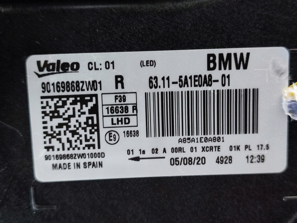 Frontscheinwerfer BMW X2 F39 5A1E0A8-02 50295028 Full LED Rechts Headlight SCH1054446973wt