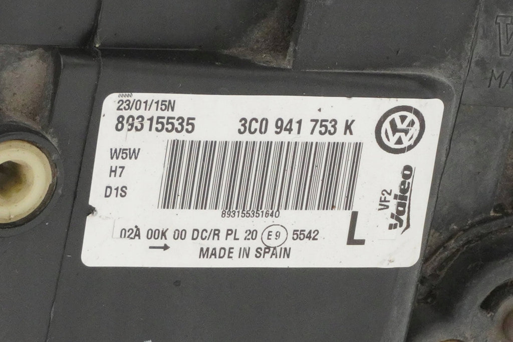 Frontscheinwerfer VW Passat 3C0941753K 4L0907391 Links Scheinwerfer Headlight SCH6209735125fz