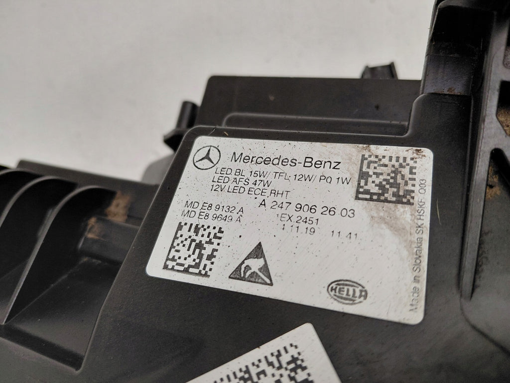 Frontscheinwerfer Mercedes-Benz W247 A2479062603 Full LED Rechts Headlight SCH6654794646ya