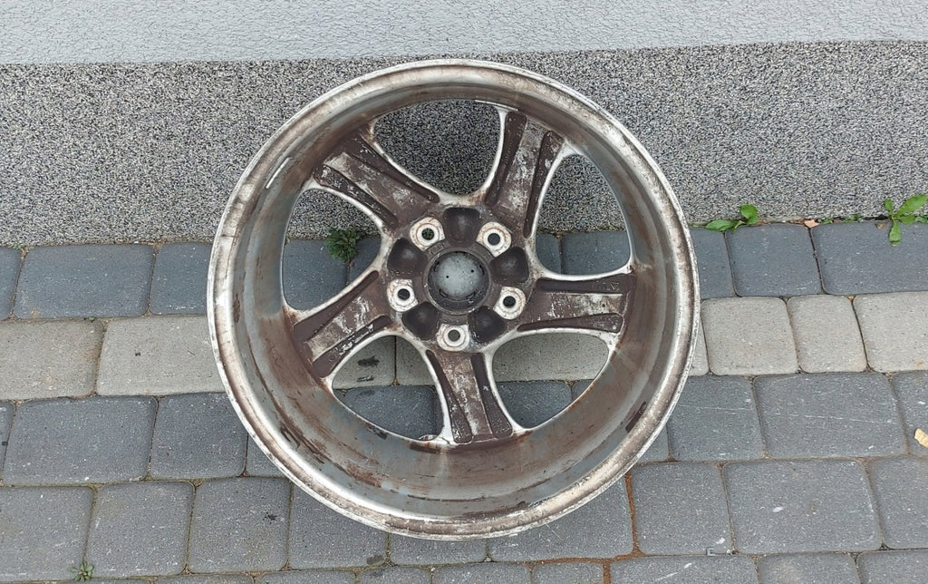1x Alufelge 18 Zoll 7.5" 5x130 50ET Glanz Grau 99336213406- Porsche 911 996 FEL3142124771tj