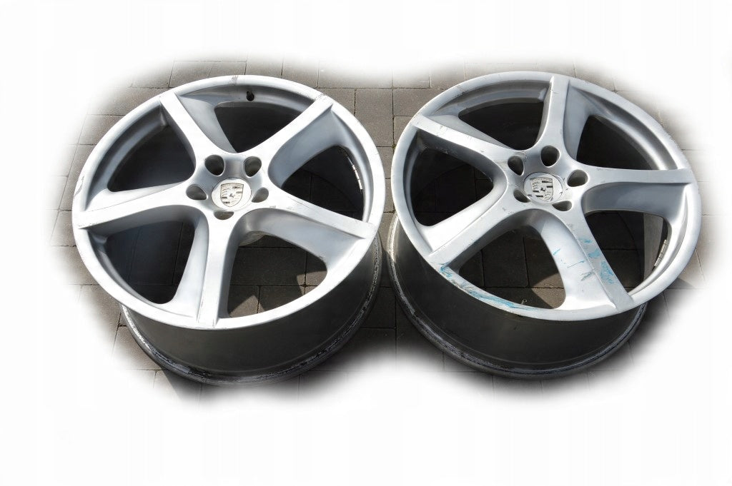 2x Alufelge 22 Zoll 10.0" 5x130 Porsche Cayenne Rim Wheel