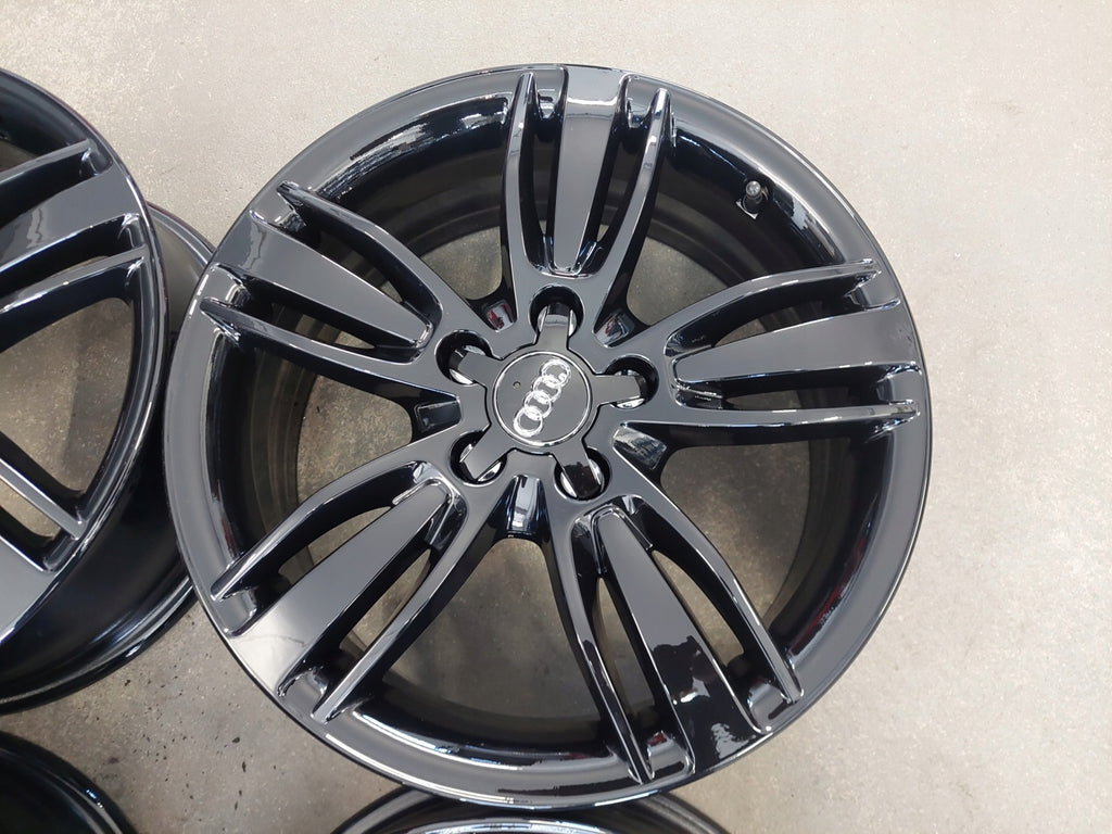 4x Alufelge 17 Zoll 7.0" 5x112 Glanz Schwarz Audi Q3 Rim Wheel FEL4784064111ey