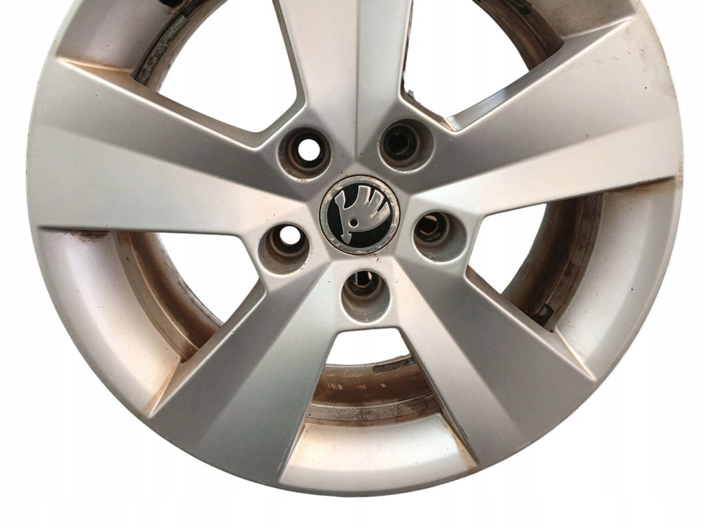 1x Alufelge 16 Zoll 6.5" 5x112 Glanz Silber MM3V0601025 Skoda Superb Ii FEL1053018438mh