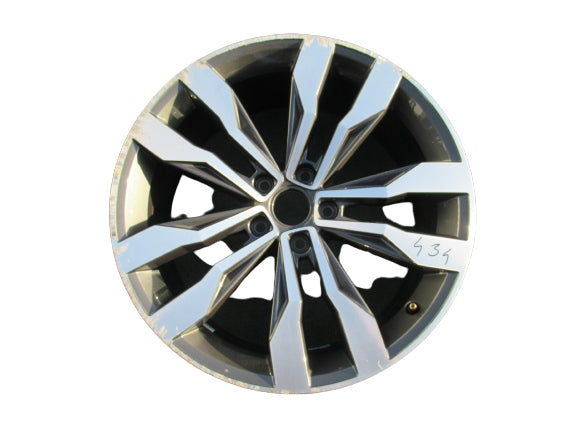 1x Alufelge 19 Zoll 8.0" 5x112 47ET Glanz Grau 2GA601025 Mg T-Roc Rim Wheel FEL6827474227jw
