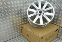 Load image into Gallery viewer, 1x Alufelge 17 Zoll 7.0&quot; 5x112 45ET Glanz Silber 5K0601025 VW Passat B7 Golf Vii