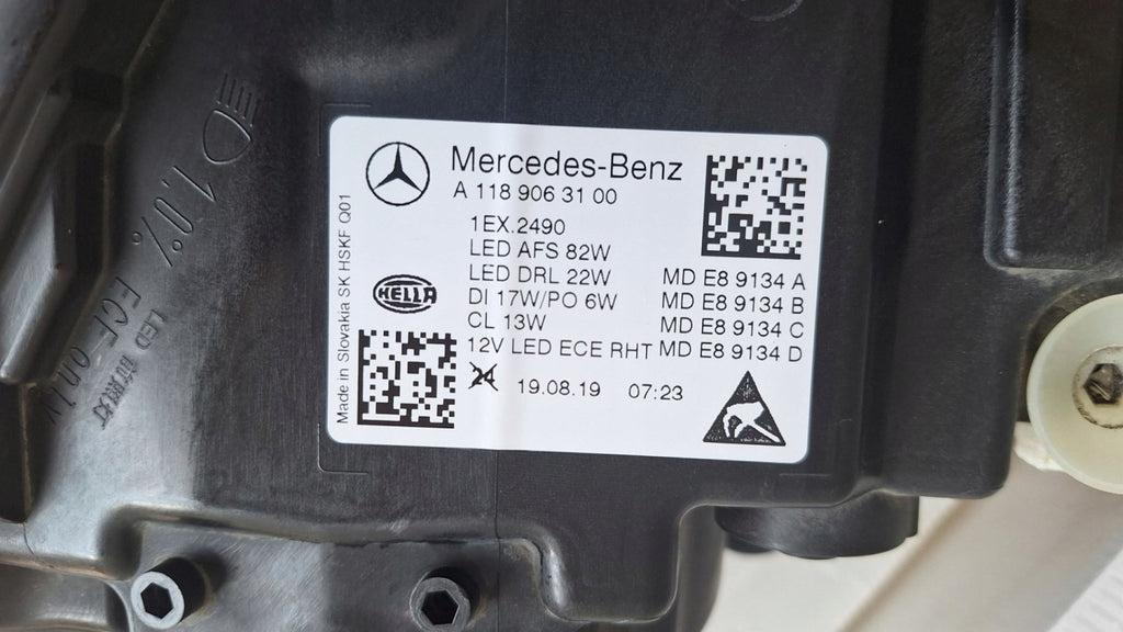 Frontscheinwerfer Mercedes-Benz Cla X118 C118 A1189063100 LED Links Headlight SCH5139029216ln