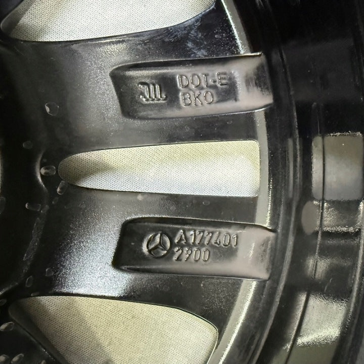 1x Alufelge 17 Zoll 6.5" 5x112 44ET Glanz Schwarz A1774012900 Mercedes-Benz FEL8692270524ta