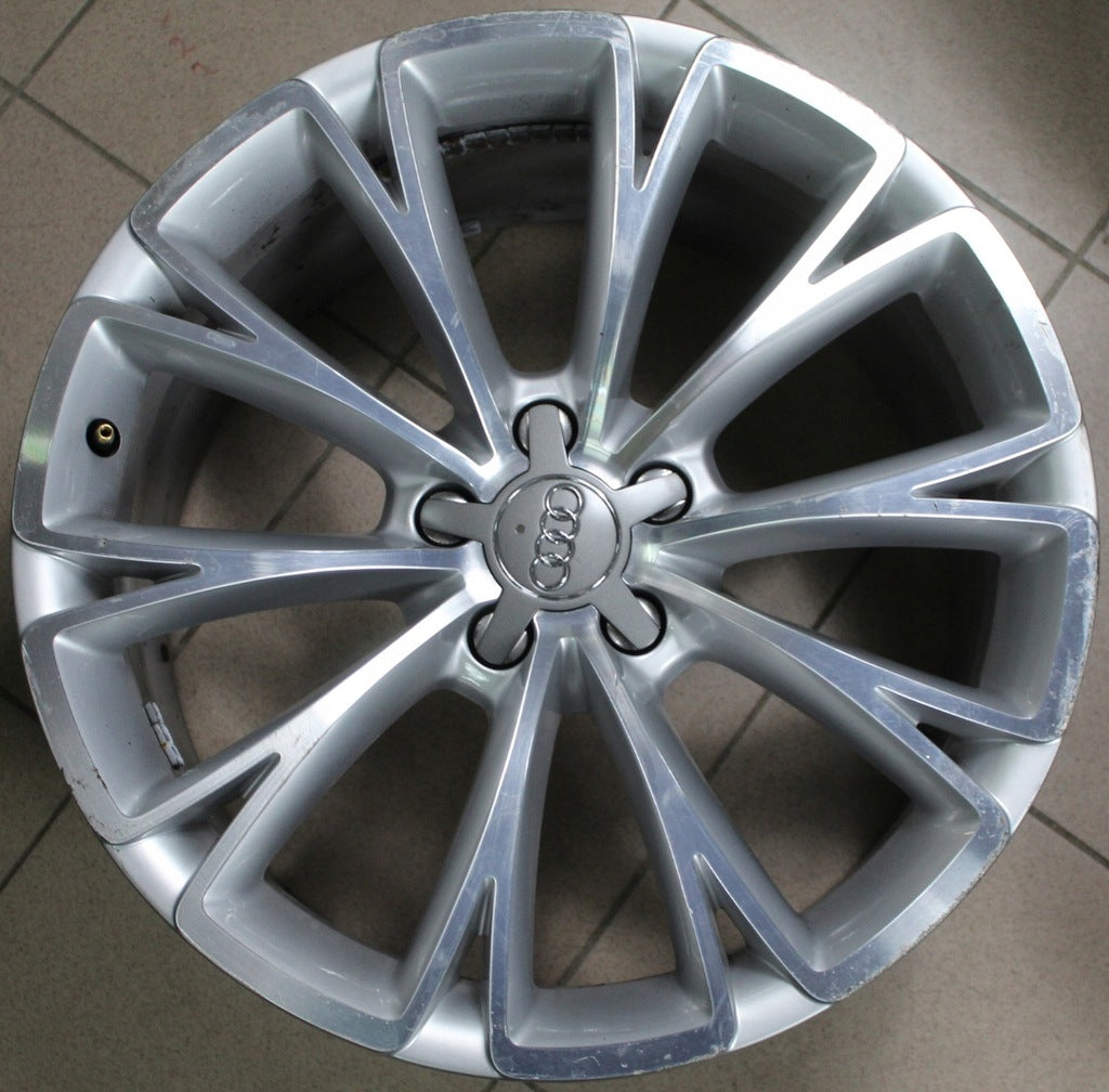 1x Alufelge 19 Zoll 9.0" 5x112 33ET Silber 4H0601025 Audi Rim Wheel FEL5121856169fs