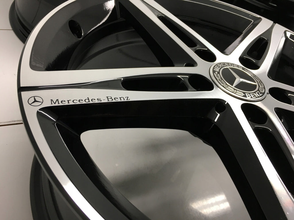 4x Alufelge 18 Zoll 7.5" 5x112 49ET Graphit A1774010700 Mercedes-Benz Cla