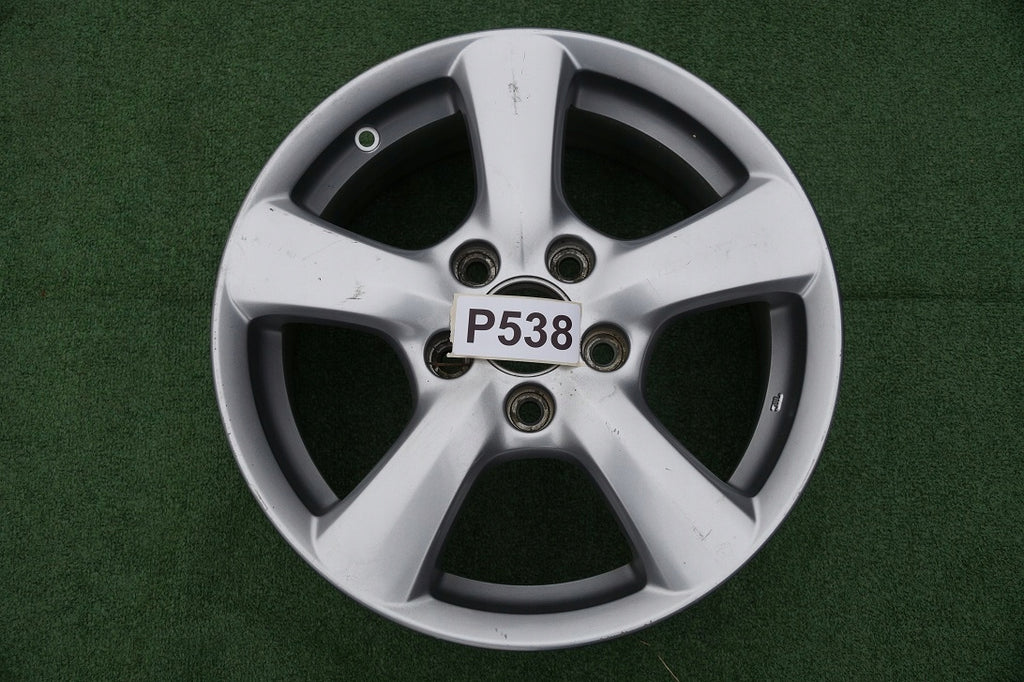 1x Alufelge 16 Zoll 6.5" 5x114.3 55ET Glanz Silber Honda Civic I Viii Rim Wheel FEL6786803631iv