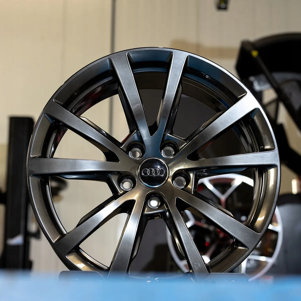4x Alufelge 18 Zoll 8.0" 5x112 29ET Glanz Graphit 4N0601025A Audi A4 Rim Wheel FEL1067903349wy