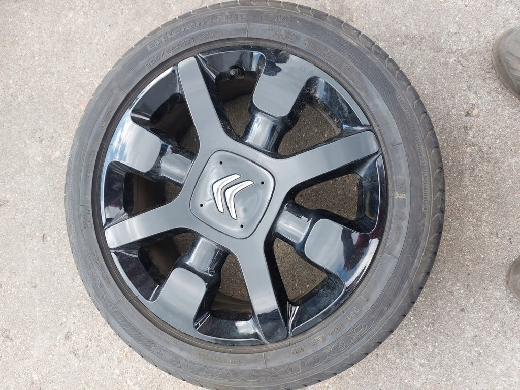 1x Alufelge 17 Zoll 6.5" 4x108 16ET 9800494077 Citroën C4 Cactus Rim Wheel FEL2412093435wh