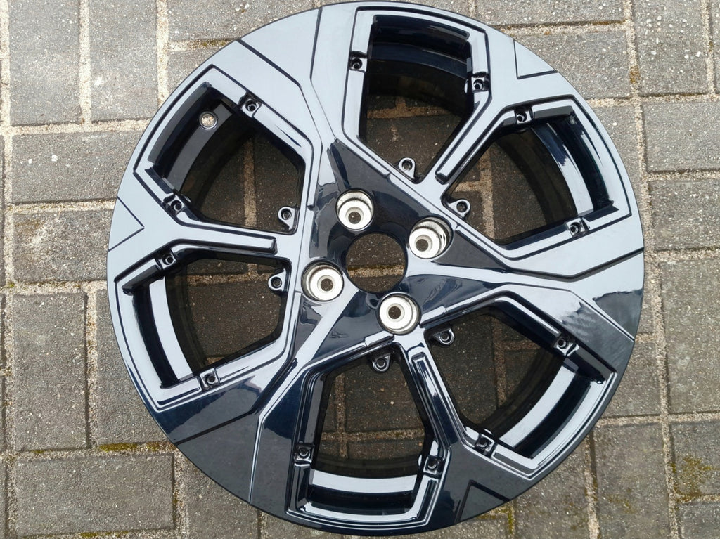 1x Alufelge 18 Zoll 6.5" 4x108 26ET Glanz Schwarz 9861555180 Citroën I Rim Wheel FEL7624746018te