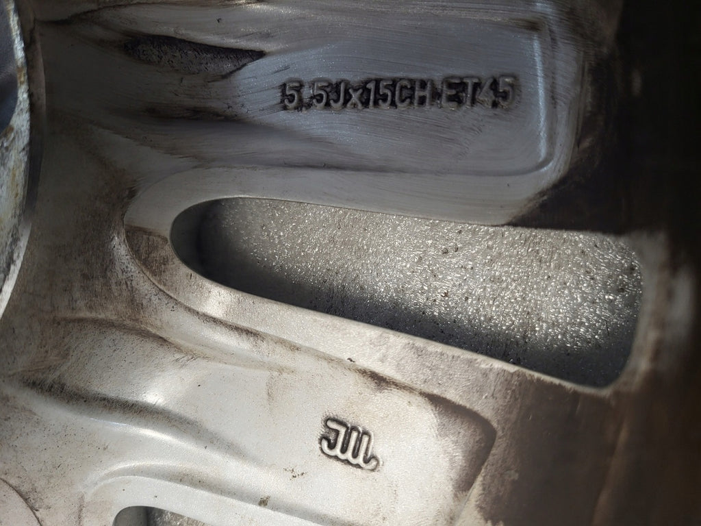 1x Alufelge 15 Zoll 5.5" 4x100 45ET PZ406-B0675-ZC PZ406B0675ZC Toyota Corolla