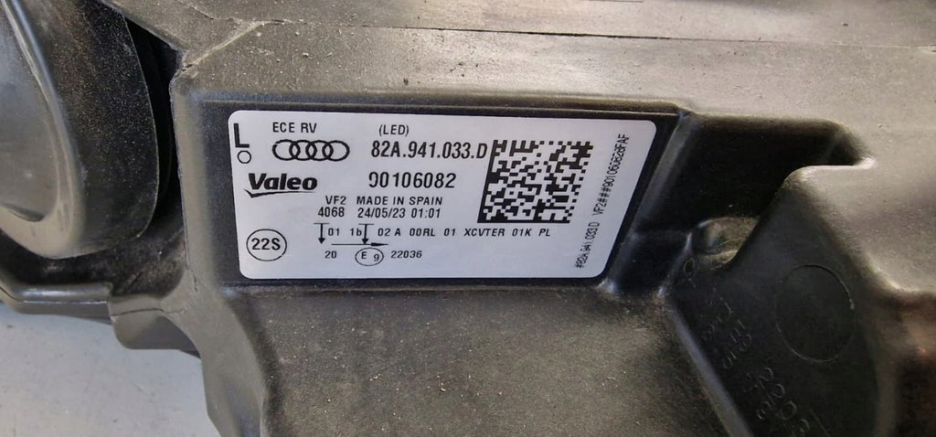 Frontscheinwerfer Audi A1 82A941033D LED Links Scheinwerfer Headlight SCH8955117987iv