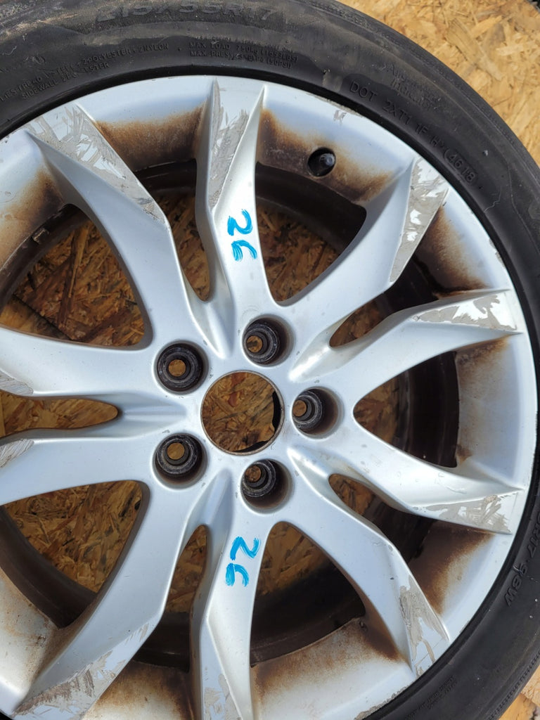 1x Alufelge 17 Zoll 7.0" 5x108 46ET Matt Silber 9671401480 Peugeot Expert FEL1361224379oc