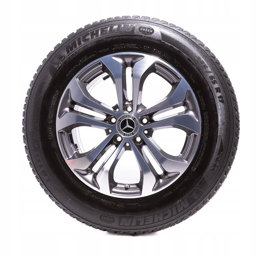 4x Alufelge 17 Zoll 7.5" 5x112 36ET Glanz Silber Mercedes-Benz Glc X253 Mg FEL4171543822zl