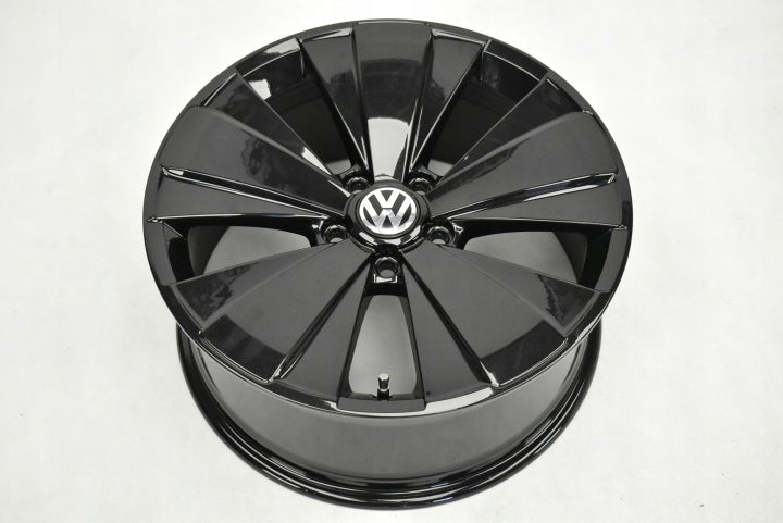 4x Alufelge 18 Zoll 8.0" 5x112 48ET Glanz Schwarz 5C0601025AK VW Beetle FEL3719889847zw
