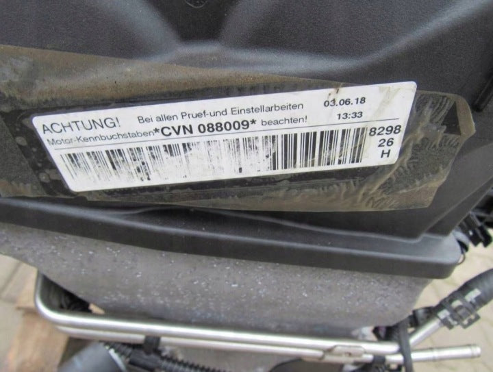Motor Audi A4 B9 CVNA 1.4 TFSI 150PS 110kW 90TKm 2019 Benzin Engine Komplett MOT1729431696cx
