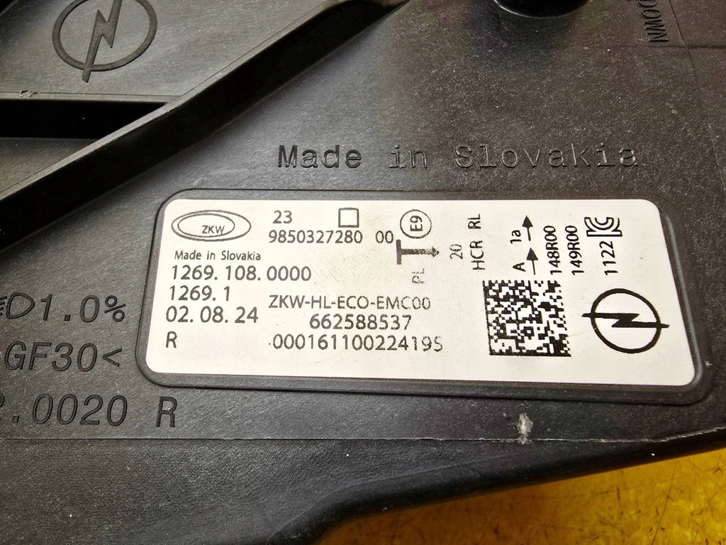 Frontscheinwerfer Opel Astra L 9850327280 LED Rechts Scheinwerfer Headlight SCH5902313693kq