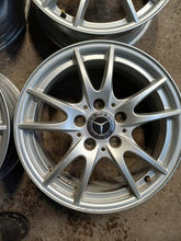 Load image into Gallery viewer, 4x Alufelge 16 Zoll 6.5" 5x112 49ET Silber A2464011302 Mercedes-Benz Rim Wheel FEL7457676009sn