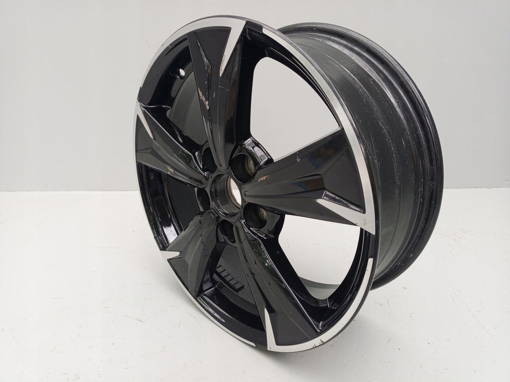 1x Alufelge 17 Zoll 6.5" 5x114.3 45ET Glanz Schwarz Toyota Verso Rim Wheel FEL2959667899no