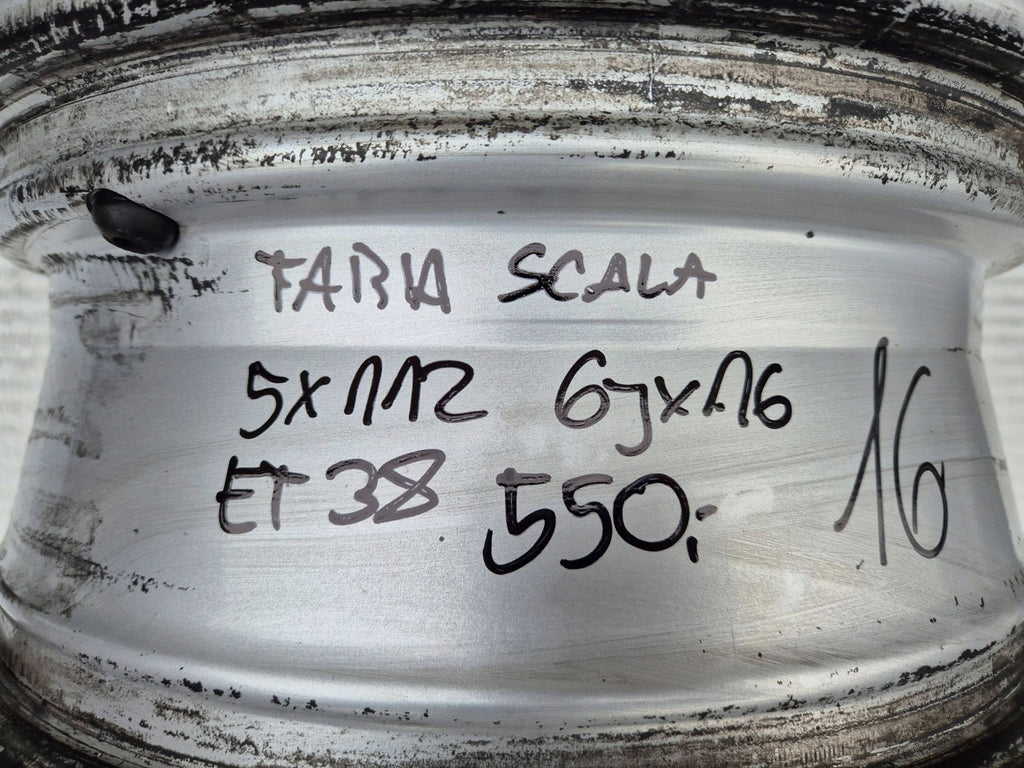 1x Alufelge 16 Zoll 6.0" 5x112 38ET 658601025B Skoda Fabia I Rim Wheel FEL3715003024xg