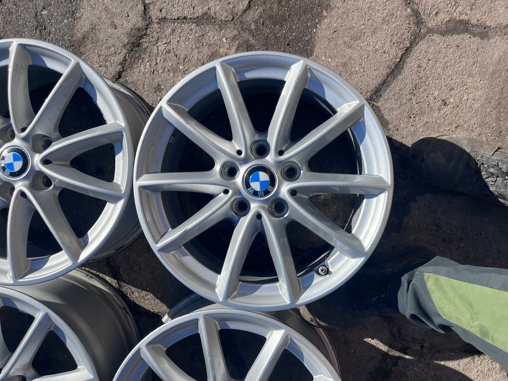 4x Alufelge 16 Zoll 7.0" 5x112 52ET Glanz Silber 6855080 BMW F45 F46 Rim Wheel FEL4437874305sy