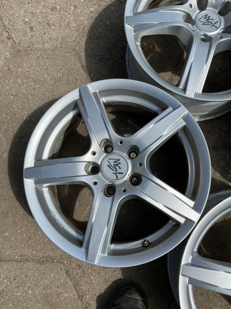 4x Alufelge 16 Zoll 6.5" 5x112 35ET 1221D VW Touran Rim Wheel FEL3571821982od