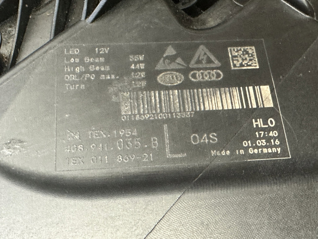 Frontscheinwerfer Audi 4G8941783B 4G8941035B LED Links Scheinwerfer Headlight