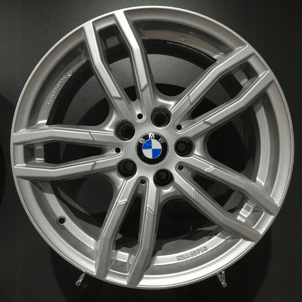 4x Alufelge 17 Zoll 7.5" 5x112 27ET Glanz Silber BMW 3 G21 G20 Rim Wheel FEL1632676844um