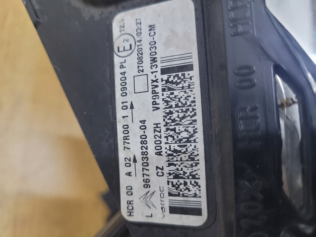 Frontscheinwerfer Citroën C3 II 9677038280 Links Scheinwerfer Headlight