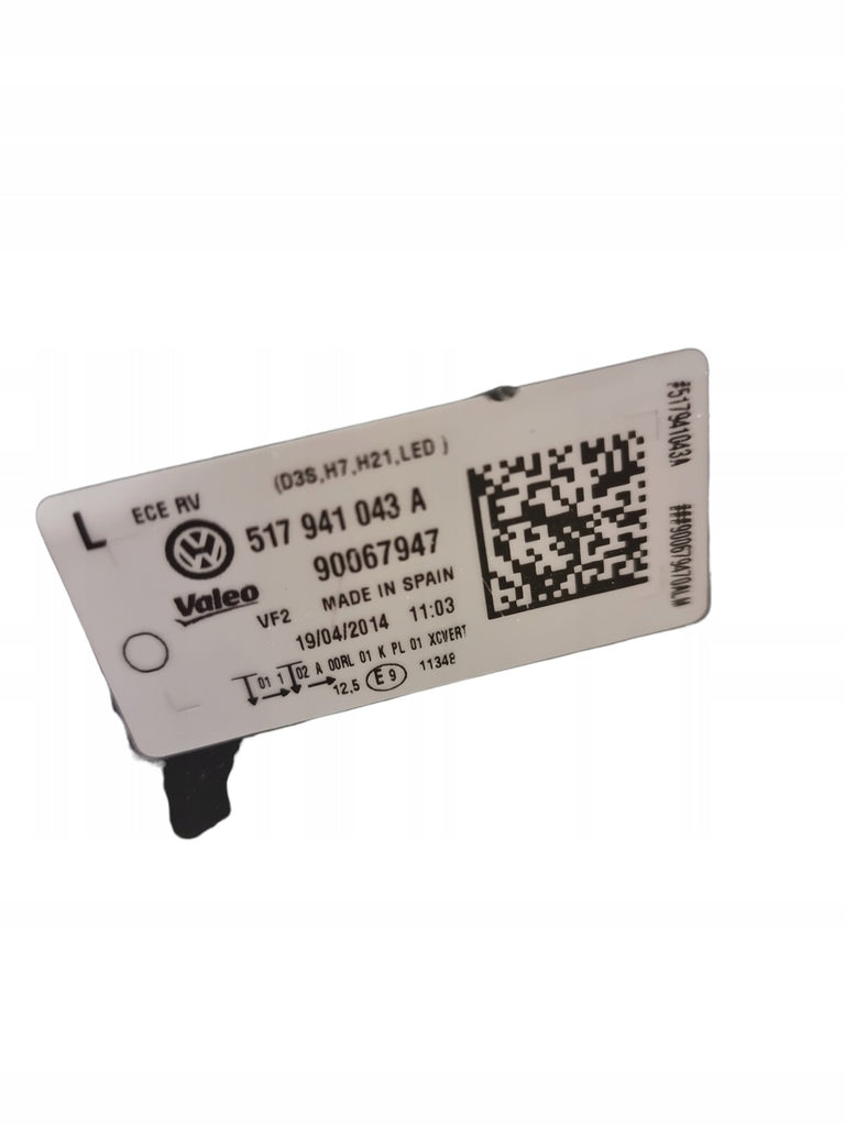 Frontscheinwerfer VW Golf Sportsvan 517941034A Xenon Rechts oder Links SCH2964625032ek