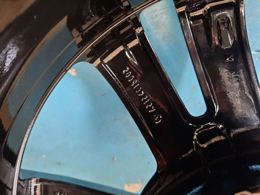 4x Alufelge 17 Zoll 8.0" 5x112 48ET Glanz Graphit A2124015602 Mercedes-Benz Mg FEL5887217294zm