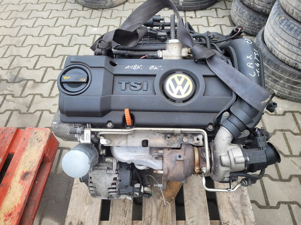 Motor Audi A1 CAX 1.4 TFSI 122PS 90kW 118TKm Benzin Engine Komplett