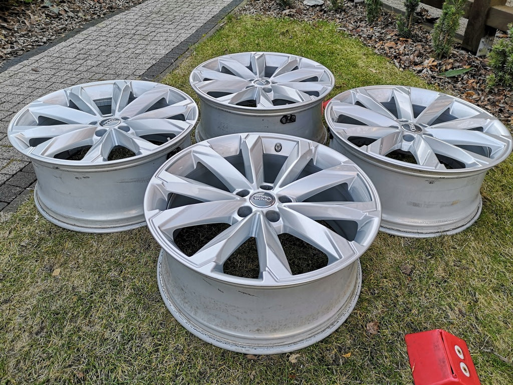 4x Alufelge 20 Zoll 8.5" 5x112 37ET Glanz Silber 4K9601025 Audi A6 Allroad FEL7637021453ei