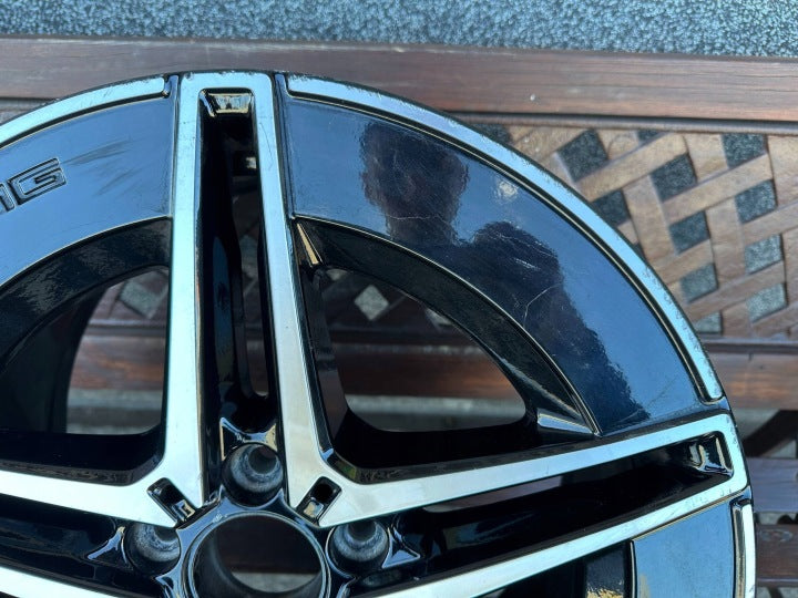 1x Alufelge 18 Zoll 9.0" 5x112 58ET Glanz Schwarz A2064016600 Mercedes-Benz W206 FEL7645012707jd