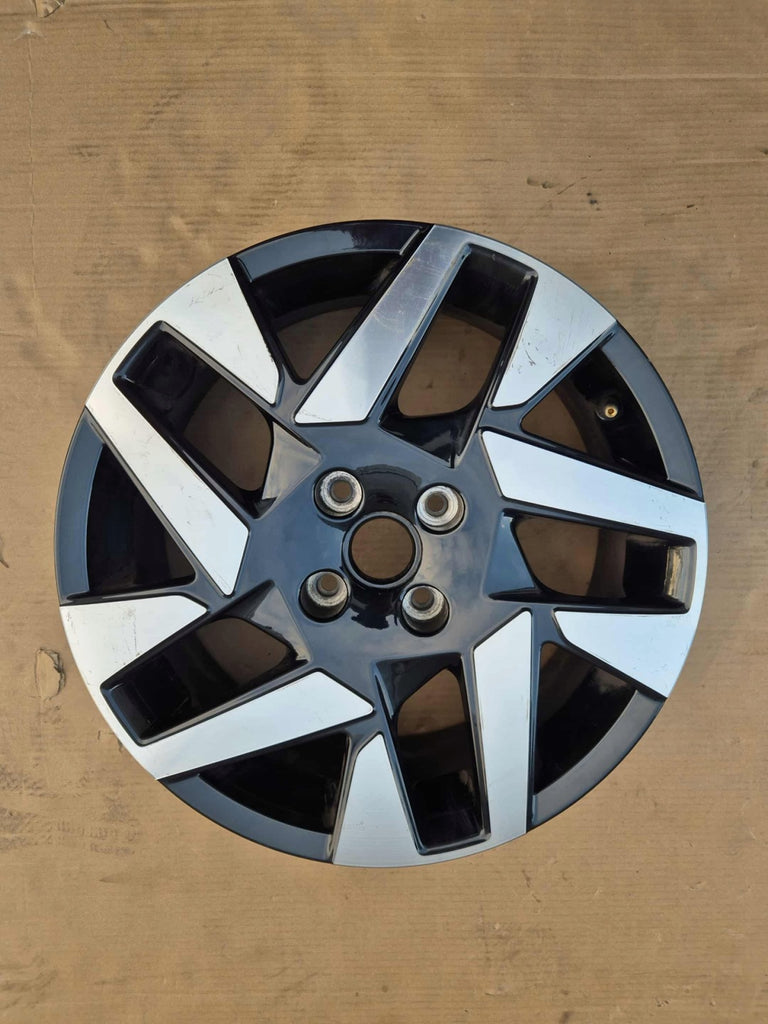 1x Alufelge 17 Zoll 6.5" 4x108 32ET Glanz Schwarz 9835097480 Opel Rim Wheel FEL1087584335im