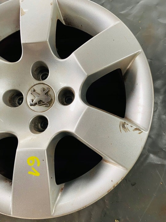 1x Alufelge 16 Zoll 4x108 9685783880 Peugeot 5008 Rim Wheel FEL5154641346vs