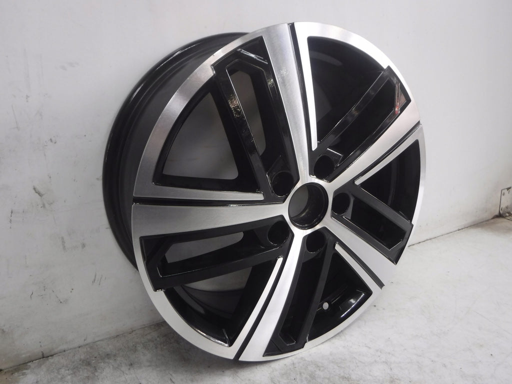 1x Alufelge 17 Zoll 6.5" 5x112 49ET Glanz Schwarz 2K7601025C VW Caddy I FEL6328533761hi