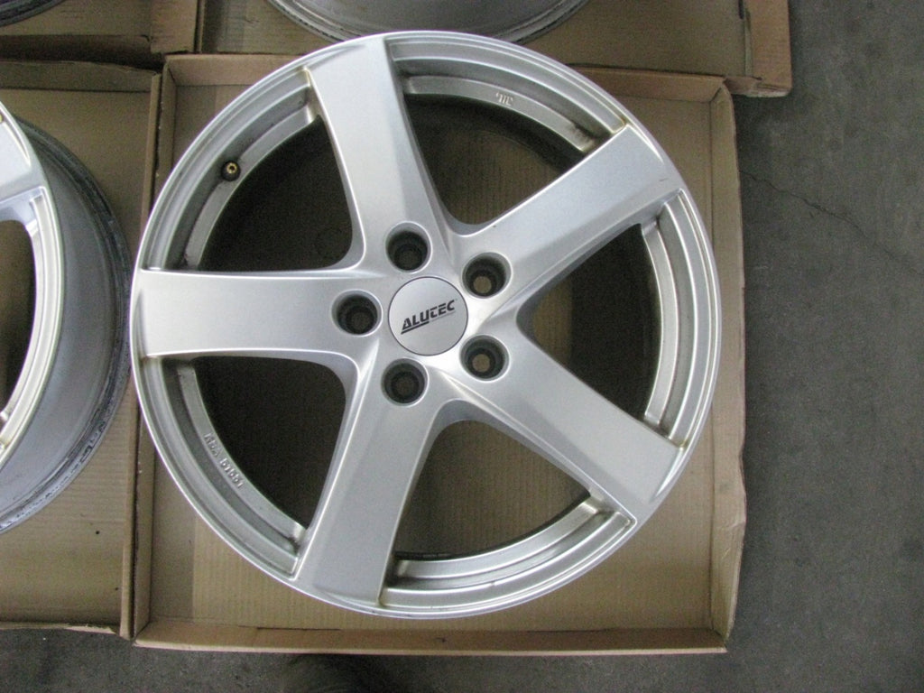 4x Alufelge 17 Zoll 7.0" 5x112 45ET Glanz Silber KBA51551 Rim Wheel FEL5901083534qd