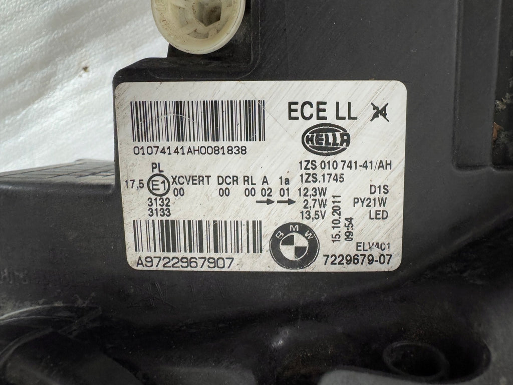 Frontscheinwerfer BMW F21 F20 7229679-07 Xenon Links Scheinwerfer Headlight