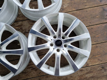 Laden Sie das Bild in den Galerie-Viewer, 4x Alufelge 17 Zoll 7.5" 5x112 35ET Glanz Weiß Audi A4 Rim Wheel FEL5817188272la