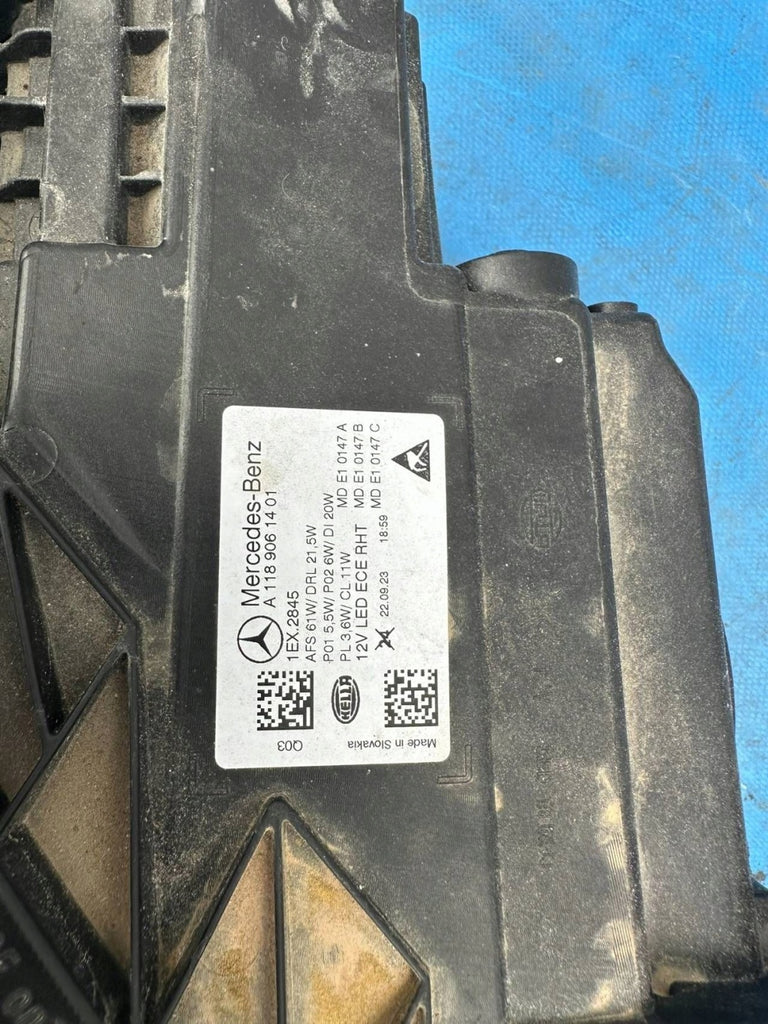 Frontscheinwerfer Mercedes-Benz Cla A1189061401KOD 85122000 LED Rechts Headlight SCH7537415920xm