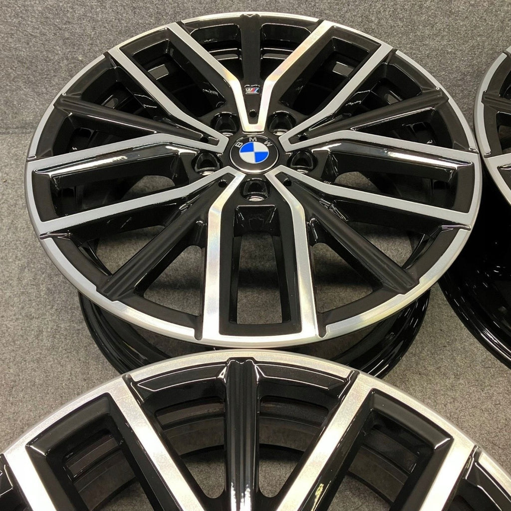 4x Alufelge 18 Zoll 7.5" 5x112 50ET Glanz Schwarz 6891179 BMW Active Tourer Mg FEL9927441267qw