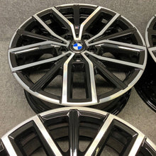 Laden Sie das Bild in den Galerie-Viewer, 4x Alufelge 18 Zoll 7.5" 5x112 50ET Glanz Schwarz 6891179 BMW Active Tourer Mg FEL9927441267qw