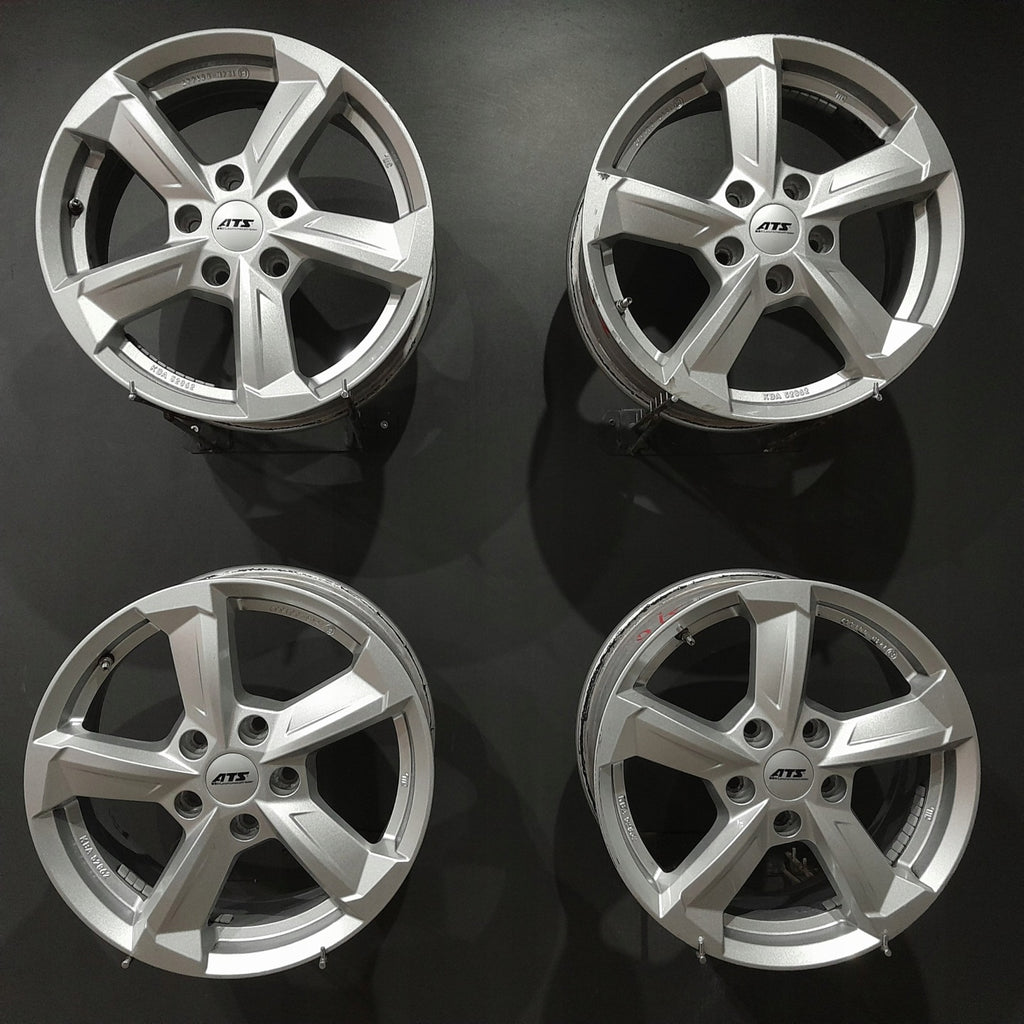 4x Alufelge 16 Zoll 6.5" 5x112 46ET Silber KBA52862 Skoda Octavia Iii Rim Wheel FEL8872347865sz